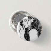 Shh Now Fairy Button (Voorkant /achterkant)