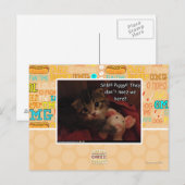 Shh!! Piggy! Briefkaart (Voorkant / Achterkant)