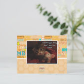 Shh!! Piggy! Briefkaart (Staand voorkant)