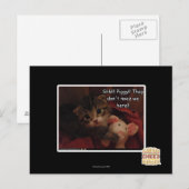 Shh!! Piggy! Briefkaart (Voorkant / Achterkant)