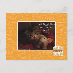Shh!! Piggy! Briefkaart