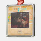 Shh!! Piggy! Metalen Ornament (Links)