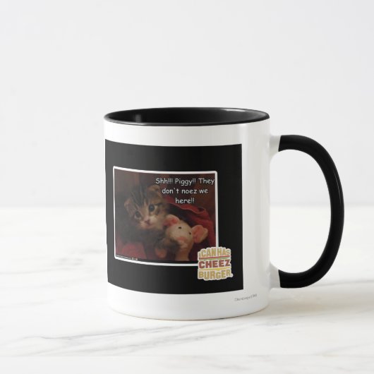 Shh!! Piggy! Mok (Rechts)