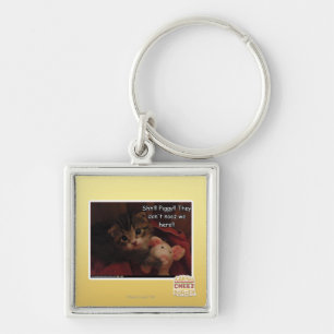 Shh!!! Piggy!! Sleutelhanger