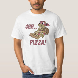 Shh Pizza! Dieren T-shirt T-Shirt Design