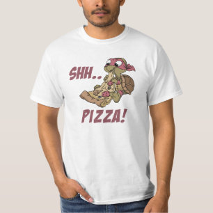 Shh Pizza! Dieren T-shirt T-Shirt Design