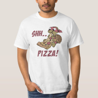 Shh Pizza! Dieren T-shirt T-Shirt Design