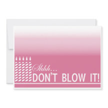 Shh Surprise Birthday Party Invitation