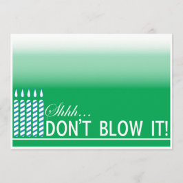 Shh Surprise verjaardagsfeestje uitnodiging | Gree