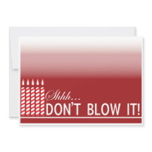 Shh Surprise verjaardagsfeestje uitnodiging | Red