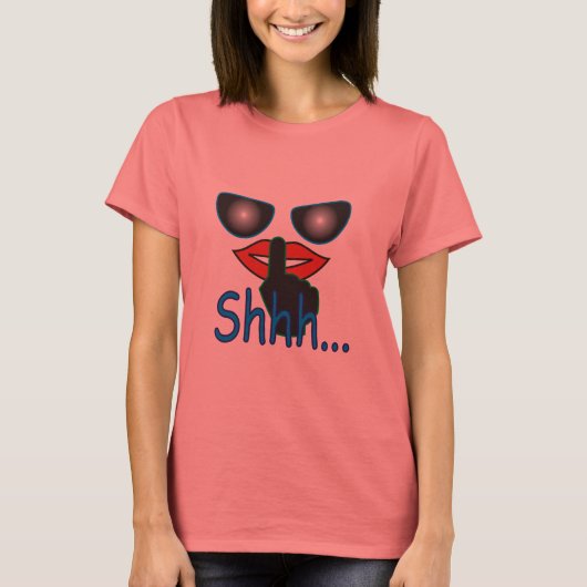 Shh... T-shirt (Voorkant)