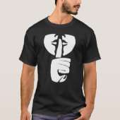 SHH T-Shirt Black (Voorkant)