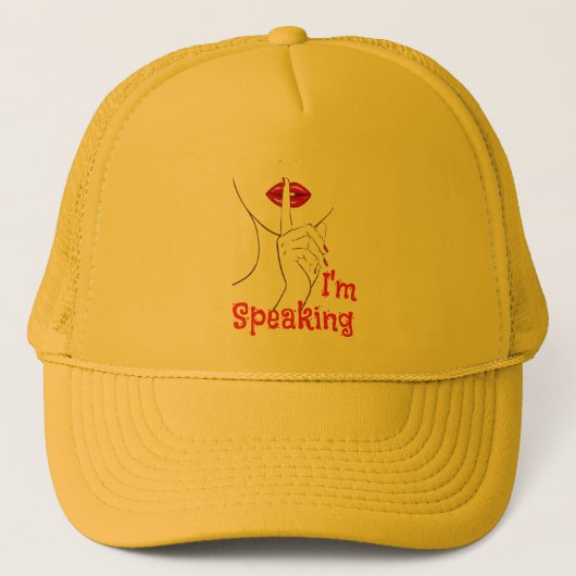 Shh Trucker Hoed Pet (Voorkant)