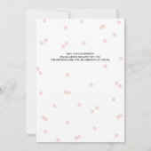 Shh Verrassing Verjaardagsfeest Roze en schoolbord Kaart (Achterkant)