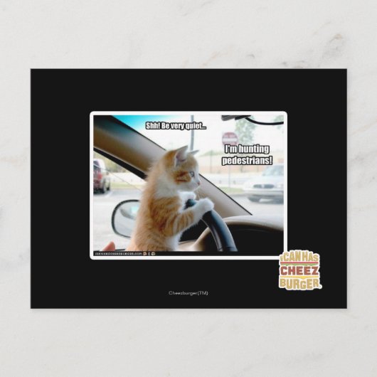 Shh! Wees heel stil Briefkaart (Voorkant)