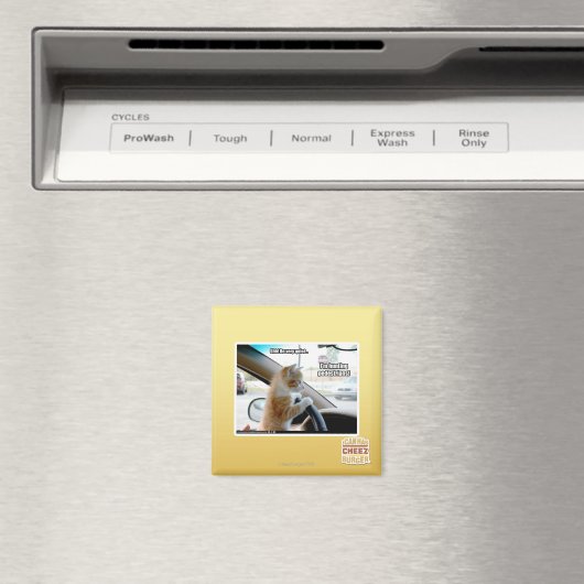 Shh! Wees heel stil Magneet (Insitu (Vaatwasser))