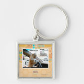 Shh! Wees heel stil Sleutelhanger (Voorkant)