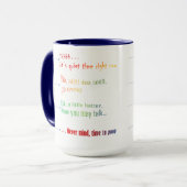 Shhh Coffee-Mok Mok (Voorkant links)