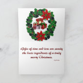 SHHH FEESTDAGEN KAART (Binnen)