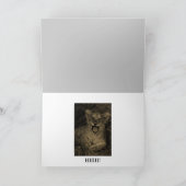 Shhh… het is een geheim wenskaart kaart (Binnen)