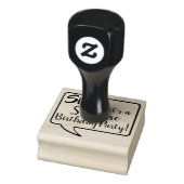 Shhh... Het is een Surprise Verjaardagsfeestje zee Rubberstempel (Stempel)