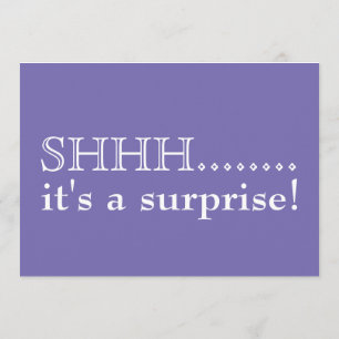Shhh.. Het is een verrassend 50e verjaardagsfeest Kaart
