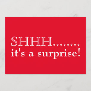Shhh.. Het is een verrassend 50e verjaardagsfeest Kaart