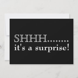 Shhh... Het is een verrassend 50e verjaardagsfeest Kaart