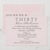 Shhh.. Het is een verrassend dertigjarig feestje Kaart (Voorkant / Achterkant)