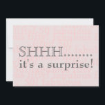 Shhh.. Het is een verrassend dertigjarig feestje Kaart<br><div class="desc">Bedankt voor je bezoek aan mijn galerijen. Ik waardeer je werk. Neem contact met me op als je hulp nodig hebt bij een sjabloon.</div>