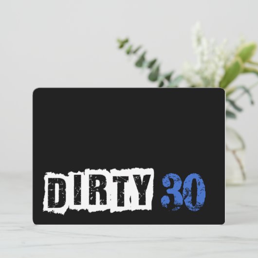 SHHH Het is een Verrassend Vuil 30ste Verjaardagsf Kaart (Staand voorkant)