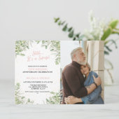 Shhh Het is een verrassing 50ste bruiloft Jubileum Kaart (Staand voorkant)