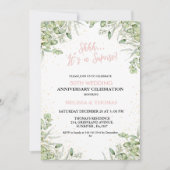 Shhh Het is een verrassing 50ste bruiloft Jubileum Kaart (Voorkant)