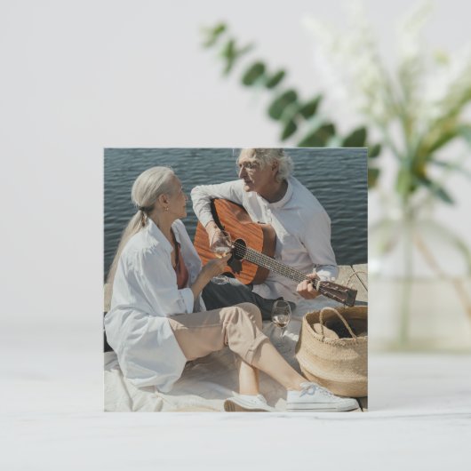 Shhh Het is een verrassing 50ste bruiloft Jubileum Kaart (Staand voorkant)