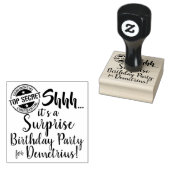 Shhh... Het is een Verrassingsfeestje voor Rubberstempel (Gestempeld)