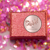 Shhh! Het is verrassend Birthday Party ballons Roo Ronde Sticker