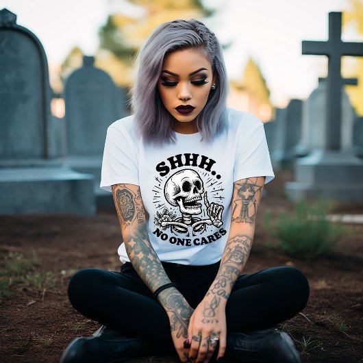 Shhh... het kan niemand iets schelen t-shirt