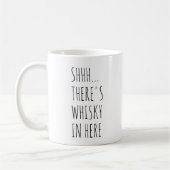 Shhh... Hier is whisky Koffiemok (Links)