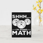 Shhh ik doe Wiskunde Bodybuilding Gym Fitness Trai Kaart (Gele Bloem)