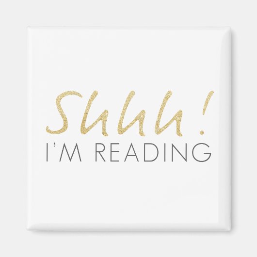 Shhh! Ik lees Magnet (Voorkant)