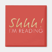 Shhh! Ik lees Magnet (Voorkant)