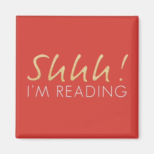 Shhh! Ik lees Magnet (Voorkant)