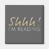 Shhh! Ik lees Magnet (Voorkant)