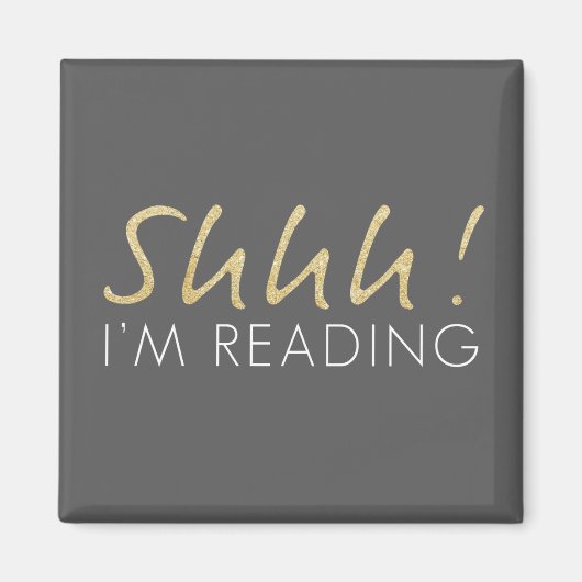 Shhh! Ik lees Magnet (Voorkant)