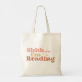 Shhh, ik lees tote bag (Achterkant)