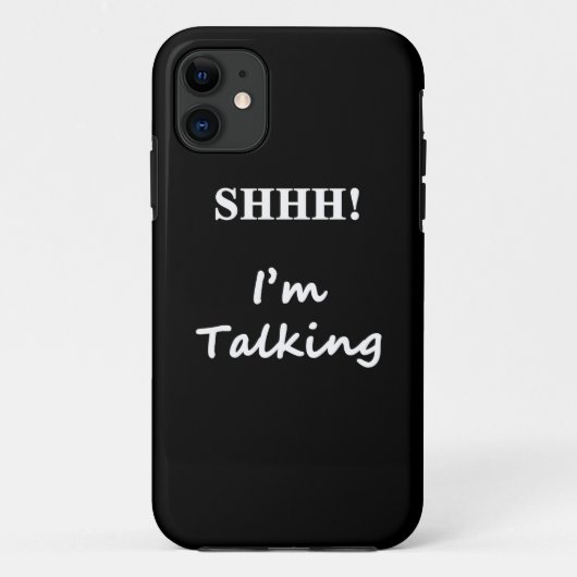 Shhh, ik praat Case-Mate iPhone case (Achterkant)