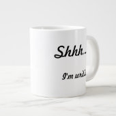 Shhh.. Ik schrijf Mok (Voorkant rechts)