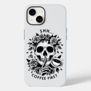 Shhh... Koffie eerst Case-Mate iPhone 14 Hoesje