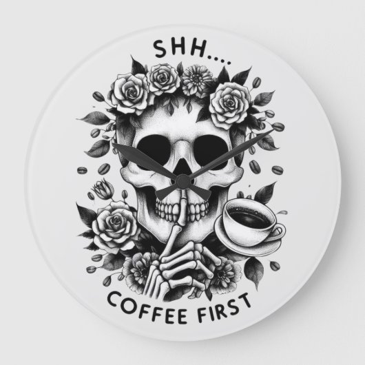Shhh... Koffie eerst Grote Klok (Voorkant)