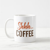 Shhh... koffie koffiemok (Links)